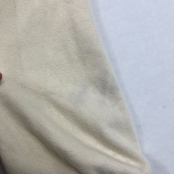 Aviator Nation Cream Logo Graphic Jogger Sweatpants Lounge Streetwear XS FLAW - Picture 12 of 12